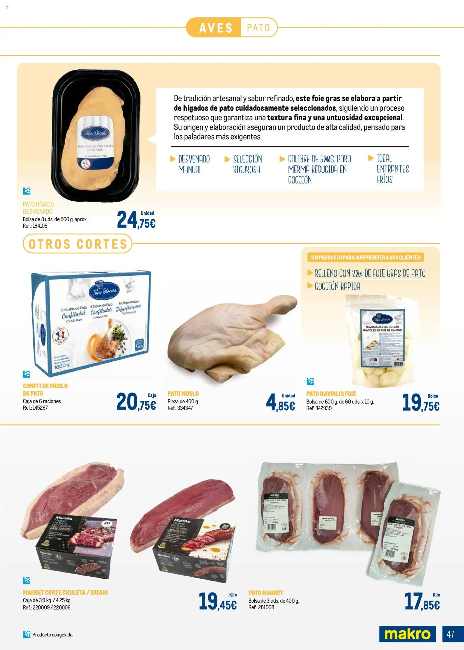 Makro - Expertos en carnes │ válido desde el 09.03.2026 | Página: 47 | Productos: Bolsa, Caja