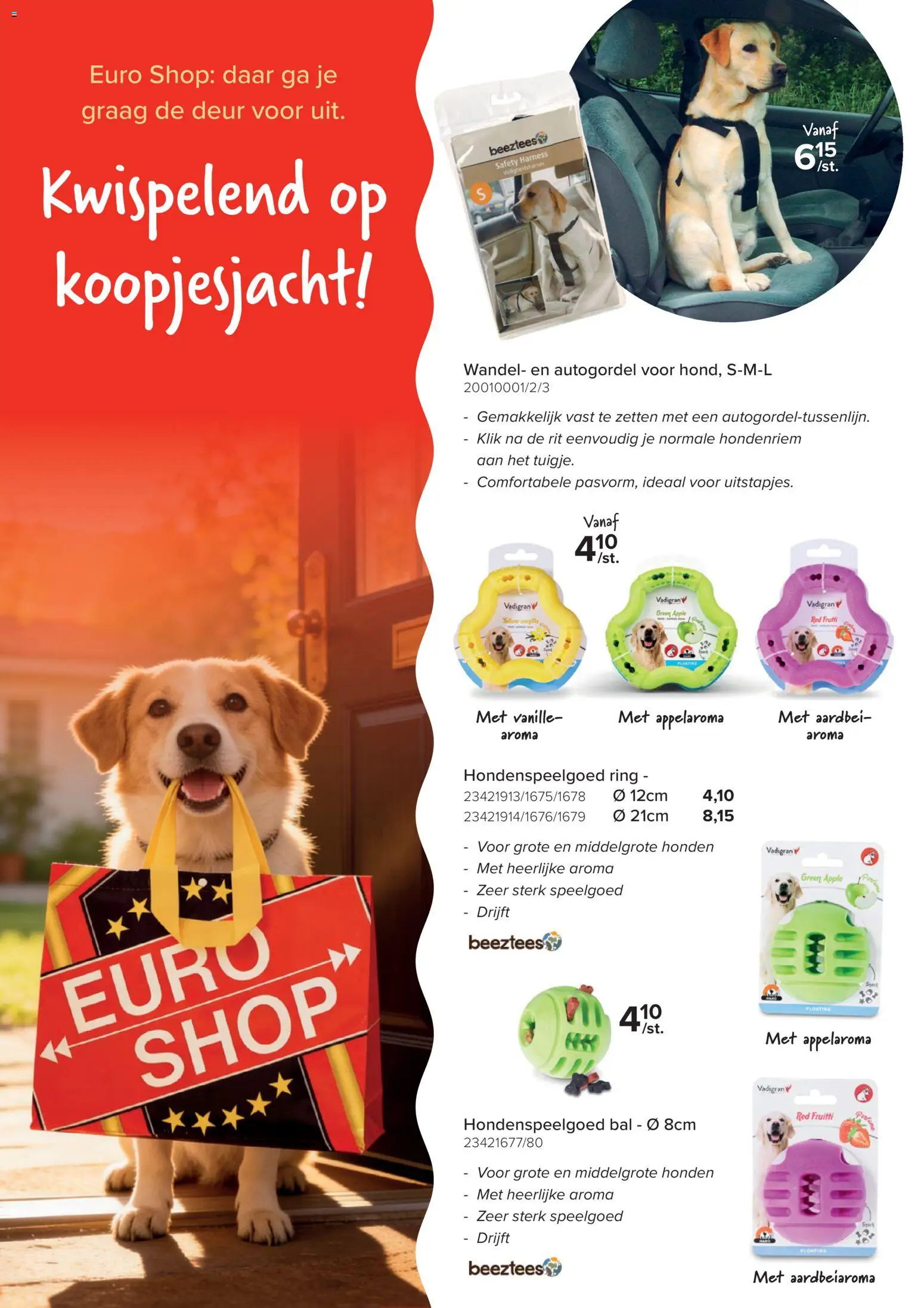 {H1} | Pagina: 40 | Producten: Hondenspeelgoed, Ring, Aardbei, Bal
