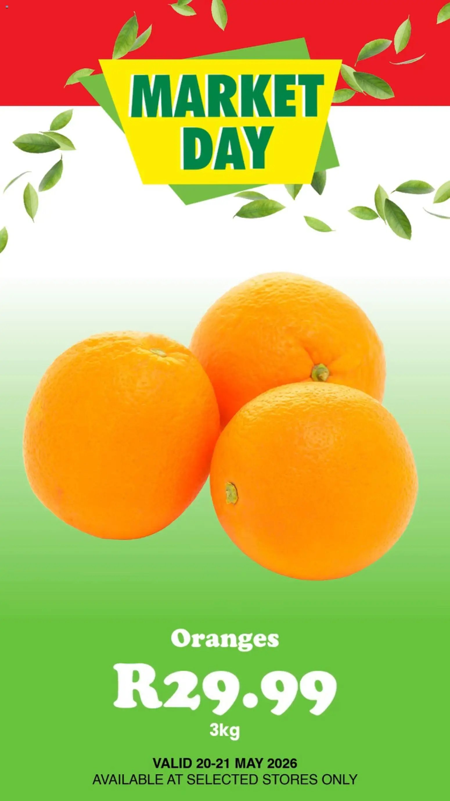 New Check Save catalogue – valid from 20.05.2026 | Page: 5 | Products: Oranges
