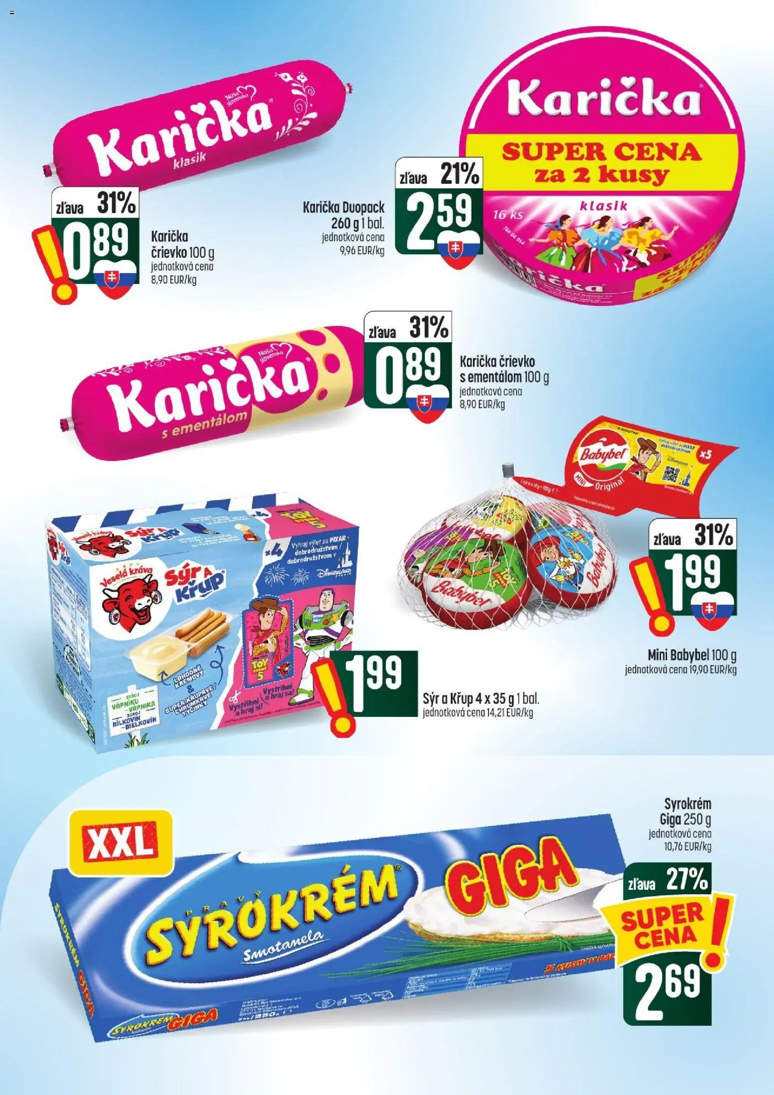 Nové COOP Jednota akcie – leták je platný od 15.10.2026 | Strana: 19 | Produkty: Syr