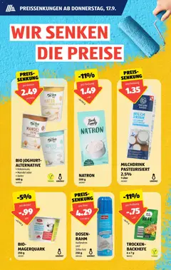 My Vay BIO KOKOS CREME NATUR, My Vay BIO Kokos Creme Natur ab 17.09.2026 gültig | Seite: 6 | Produkte: Quark, Milch, Joghurt, Creme