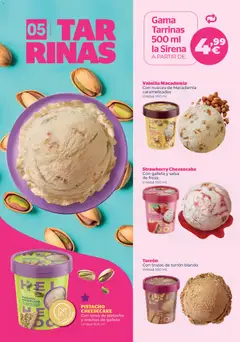 Vista previa La Sirena Catálogo de helados válido desde el 30/07/2026 | Página: 30 | Productos: Nueces, Vainilla, Nueces de macadamia