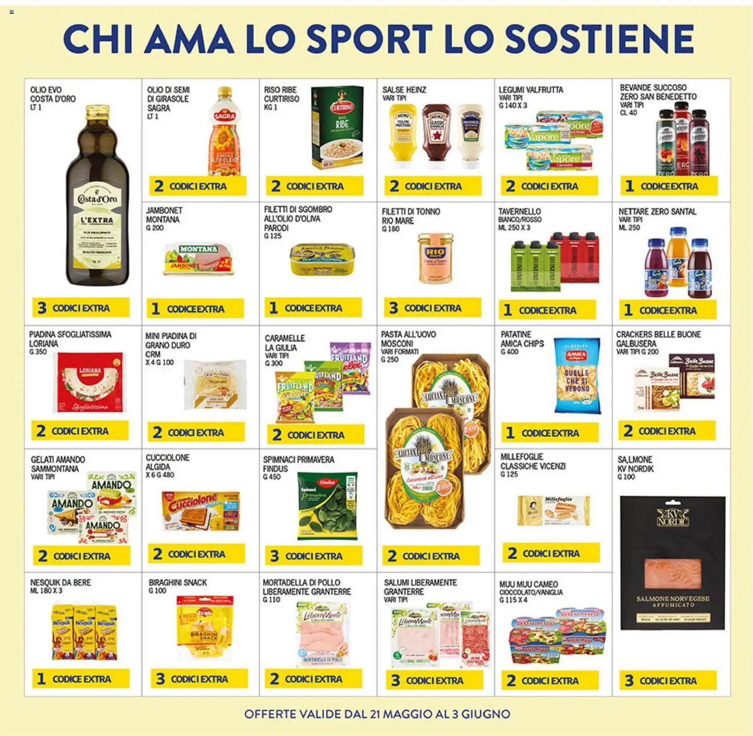 Volantino Coal del 21.05.2026 | Pagina: 27 | Prodotti: Pasta, Spinaci, Piadina, Mortadella