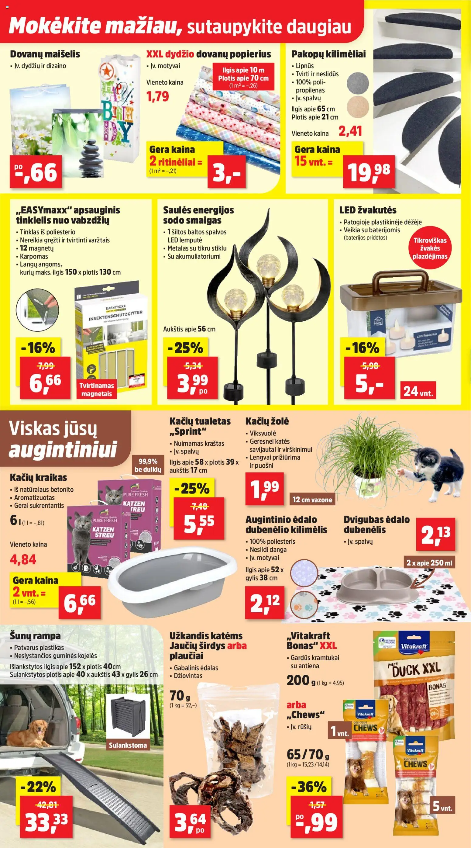 Thomas Philipps akcijos nuo 2026.06.22 | Puslapis: 4 | Prekių: Kilimėlis, Tualetas