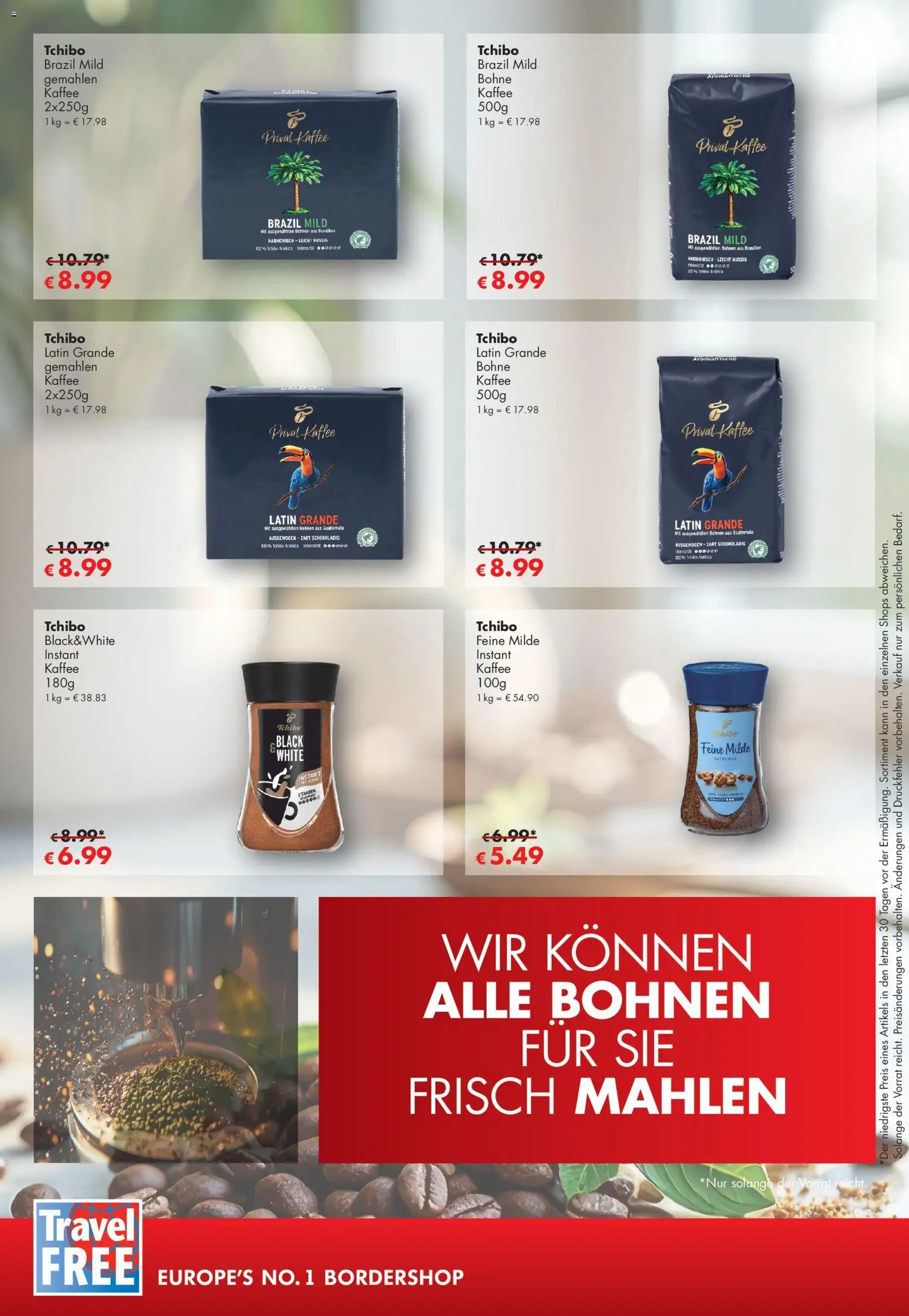 Travel Free Angebote – gültig ab 01.06.2026 | Seite: 6 | Produkte: Kaffee