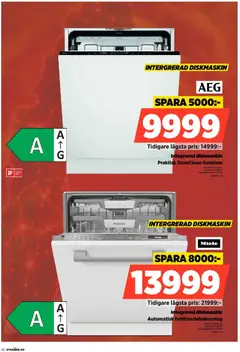 Power erbjudanden - Förhandsvisning av reklamblad från butik Power aktuell från 27/02/2026 | Sida: 50 | Produkter: Diskmaskin, Kuvert