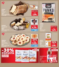 MLINAR Fini domaći kolači 290 g, An assortment of small, decorative cakes and pastries. - Pregled kataloga iz trgovine Kaufland, vrijedi od 03.06.2026 | Stranica: 7