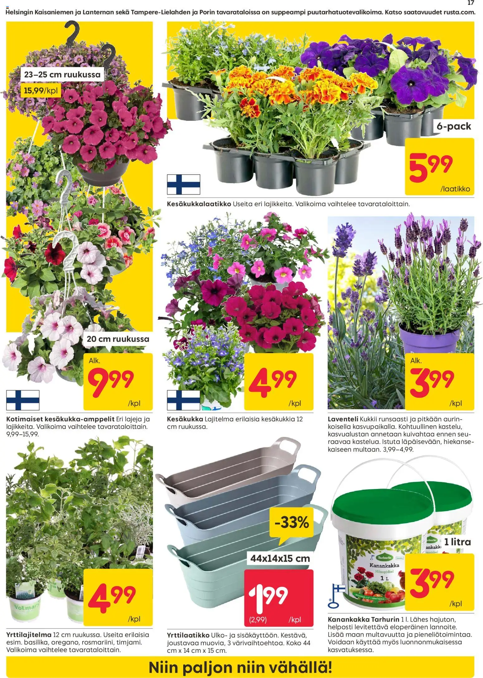 Rusta tarjoukset – voimassa 01.06.2026 alkaen | Sivu: 17