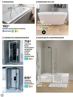 Pré-visualização Leroy Merlin Catálogo Casas de Banho válido de 28/05/2026 | Página: 67 | Produtos: Banheira de hidromassagem
