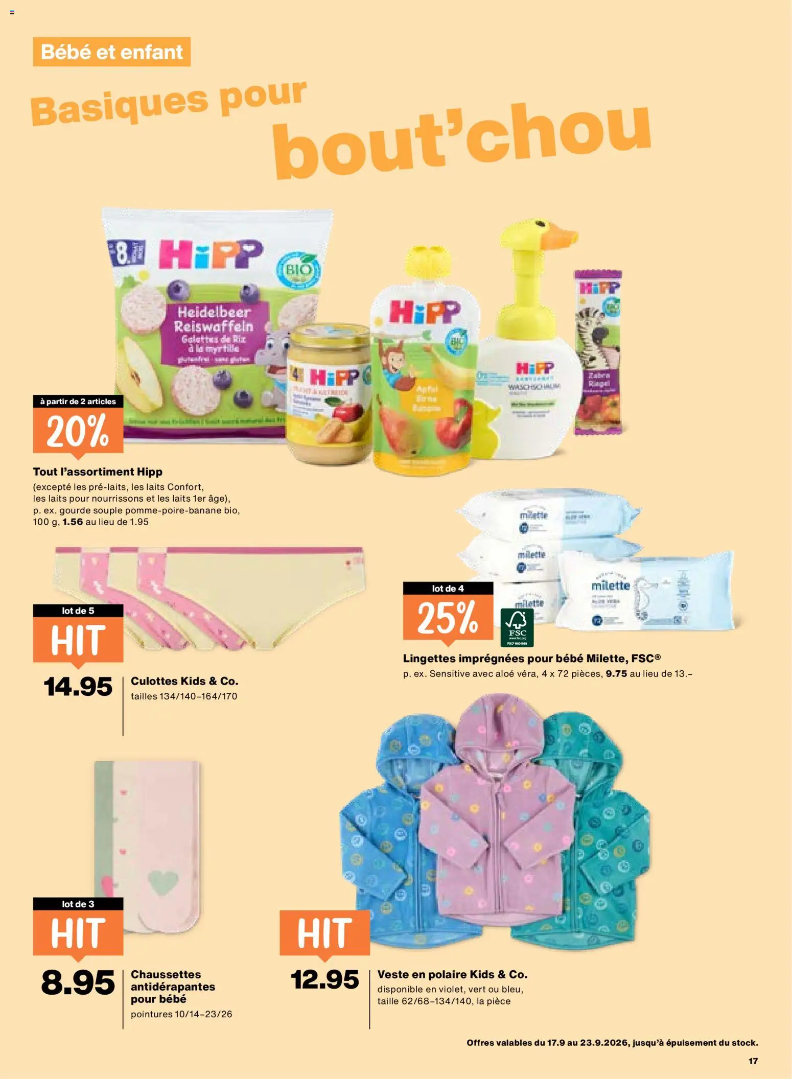 Migros aktionen FR – gültig ab 17.09.2026 | Seite: 17