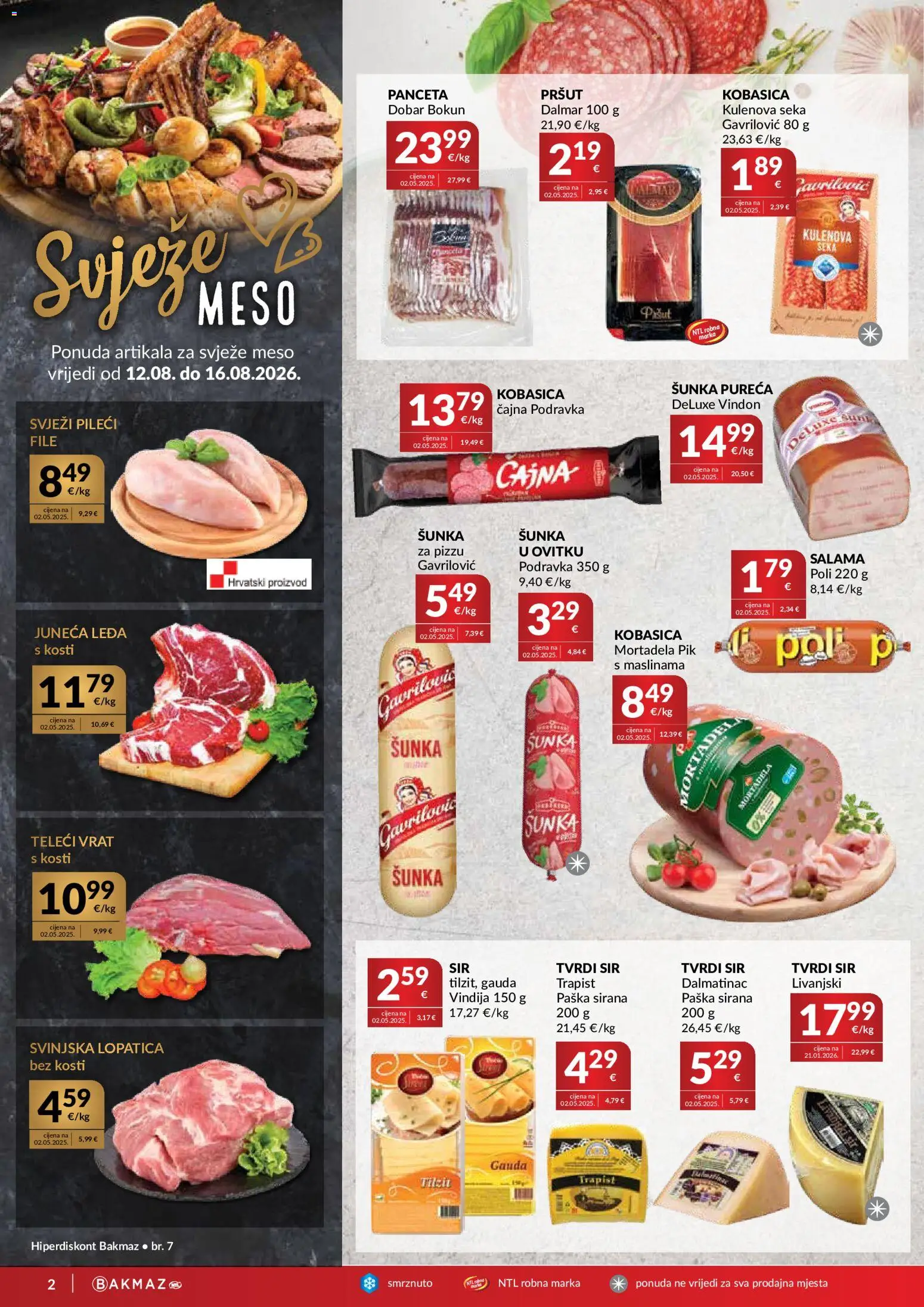 Bakmaz katalog | vrijedi od 12.08.2026 | Stranica: 2