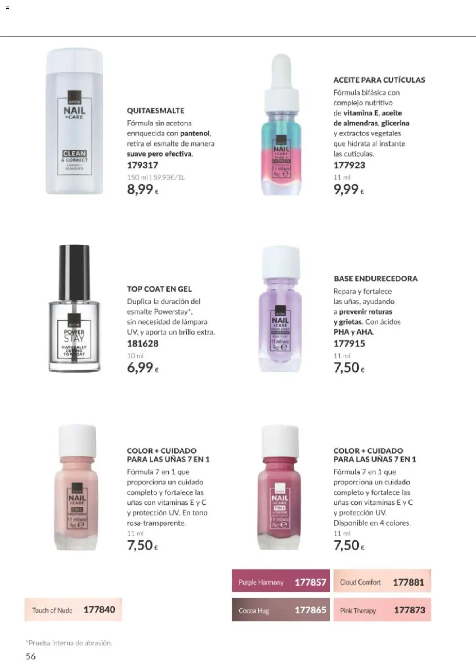 Catálogo AVON campaña 10 │ válido desde el 01/10/2026 | Página: 56