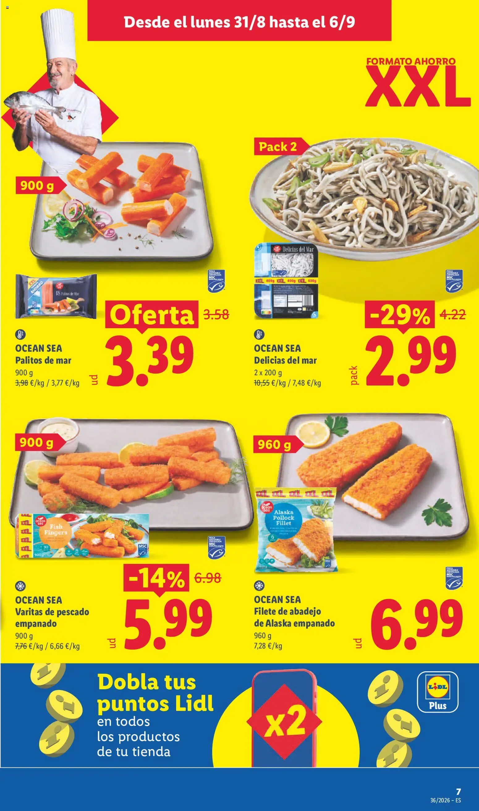 Lidl folleto │ válido desde el 31/08/2026 | Página: 7 | Productos: Pescado, Filete, Perca