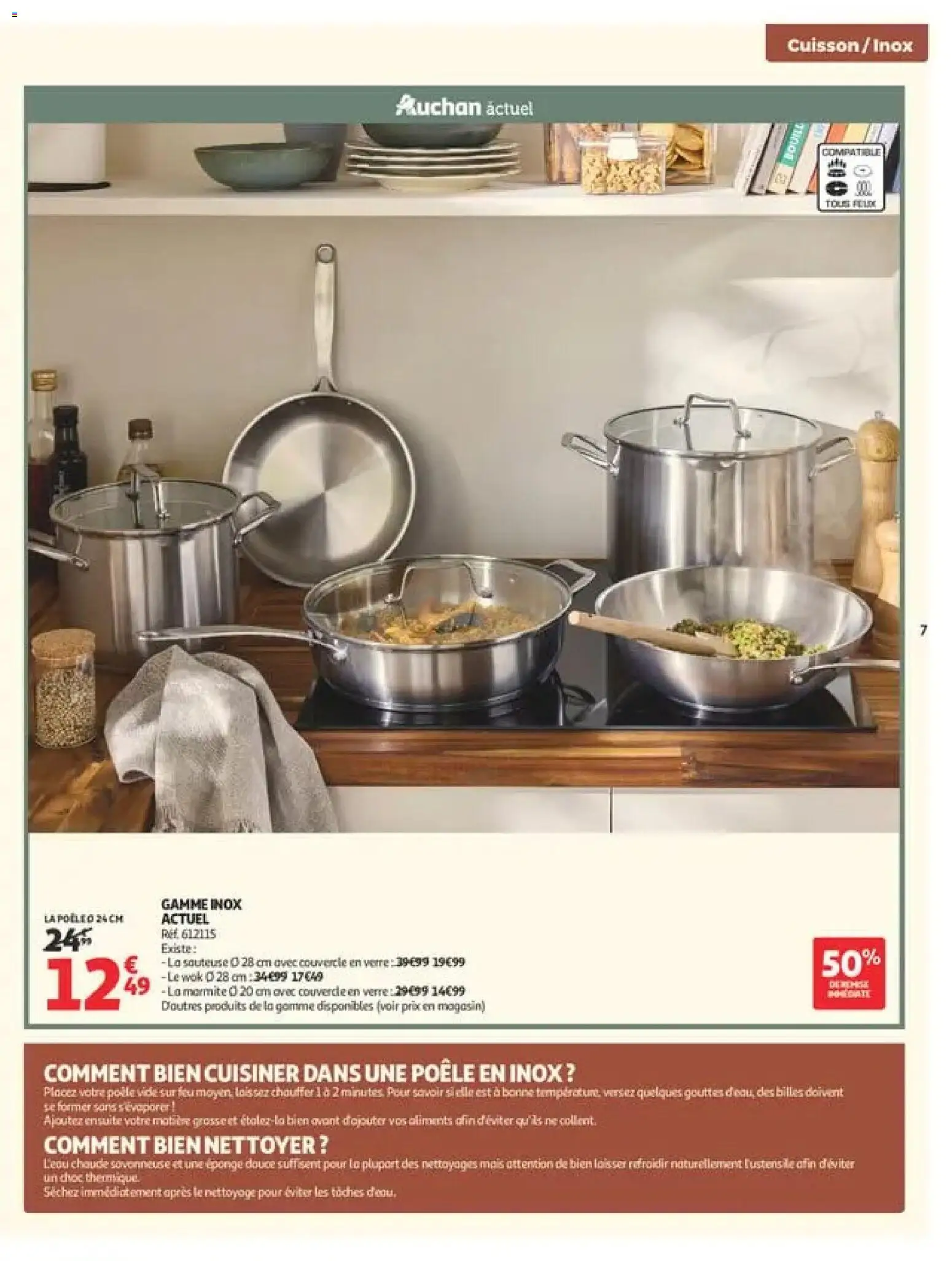 {H1} | Page: 7 | Produits: Couvercle, Poêle, Mais, Eponge