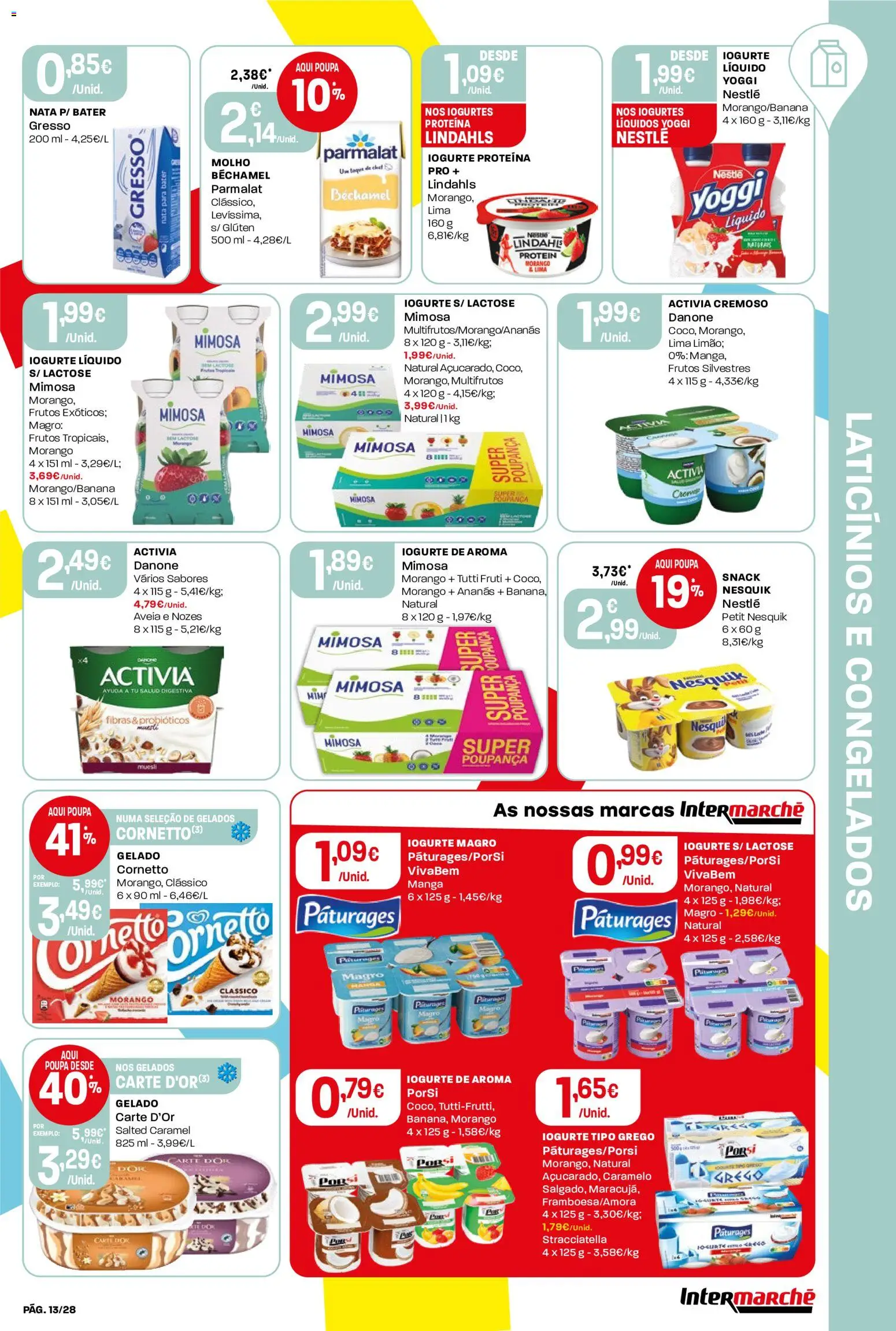 Intermarché folheto Contact │ válido de 15/10/2026 | Página: 13 | Produtos: Nestlé, Frutos silvestres, Iogurte liquido, Proteina
