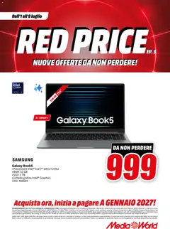 Anteprima del volantino Media World volantino valido a partire dal 01/07/2026 | Pagina: 42 | Prodotti: Samsung Galaxy, Samsung