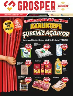29 Temmuz 2026 tarihinden itibaren geçerli olan Grosper kataloğu önizlemesi