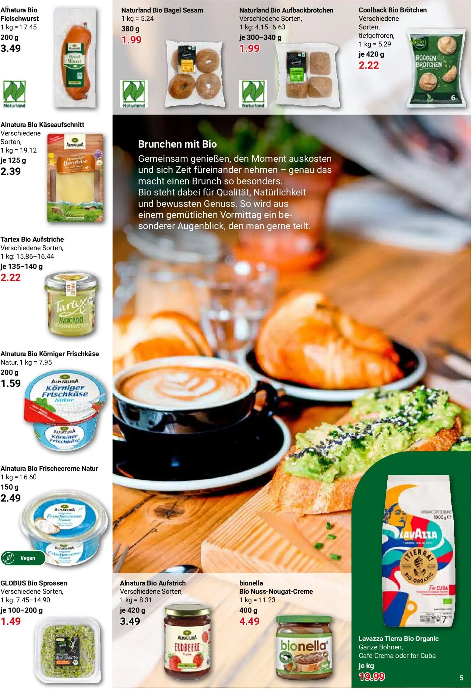 Globus Spezial – gültig ab 24.08.2026 | Seite: 5 | Produkte: Lavazza, Avocado, Wurst, Frischkase
