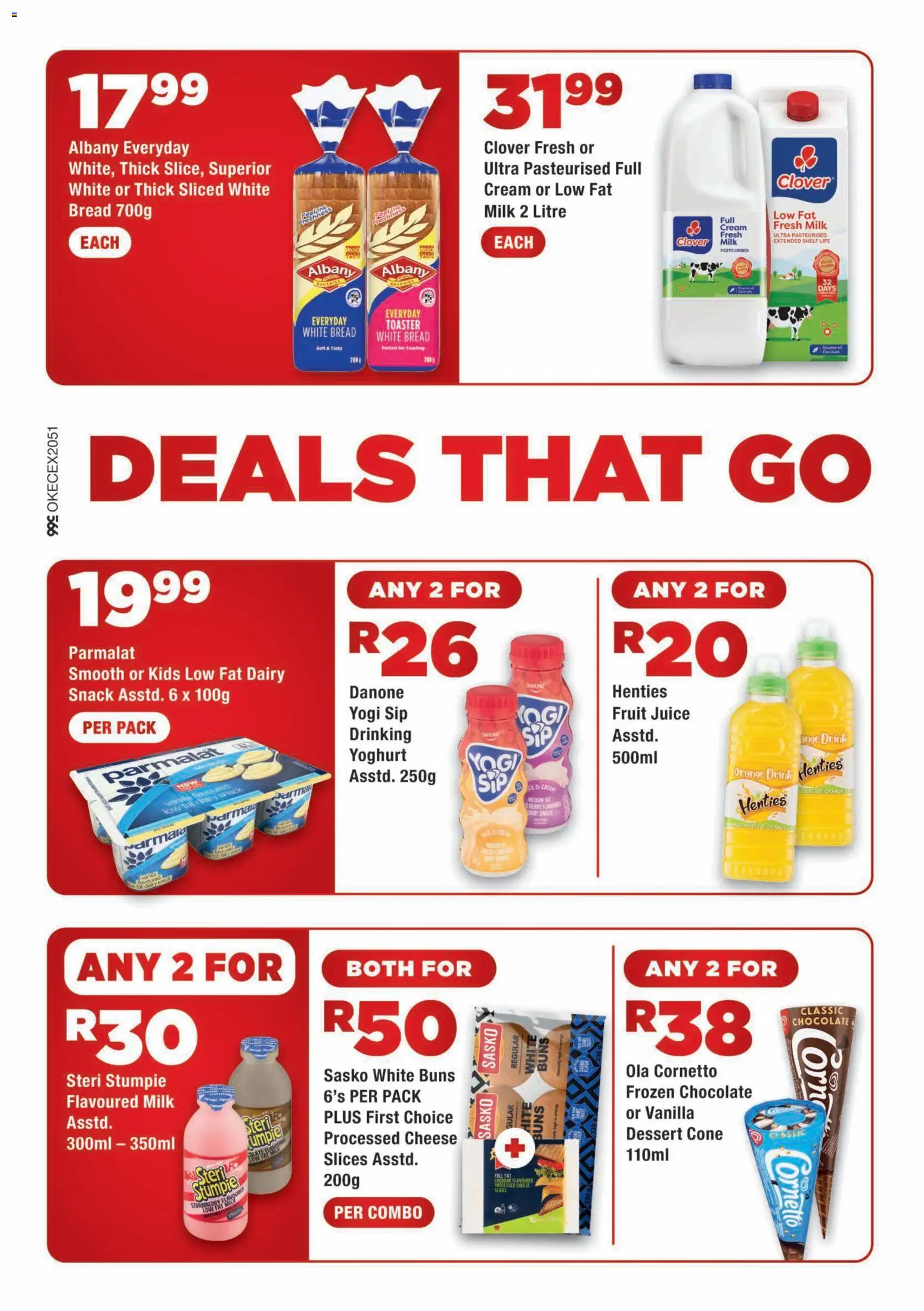 New OK Foods catalogue – valid from 05/10/2026 | Page: 2 | Products: Shelf, Buns, Cream, Fruit