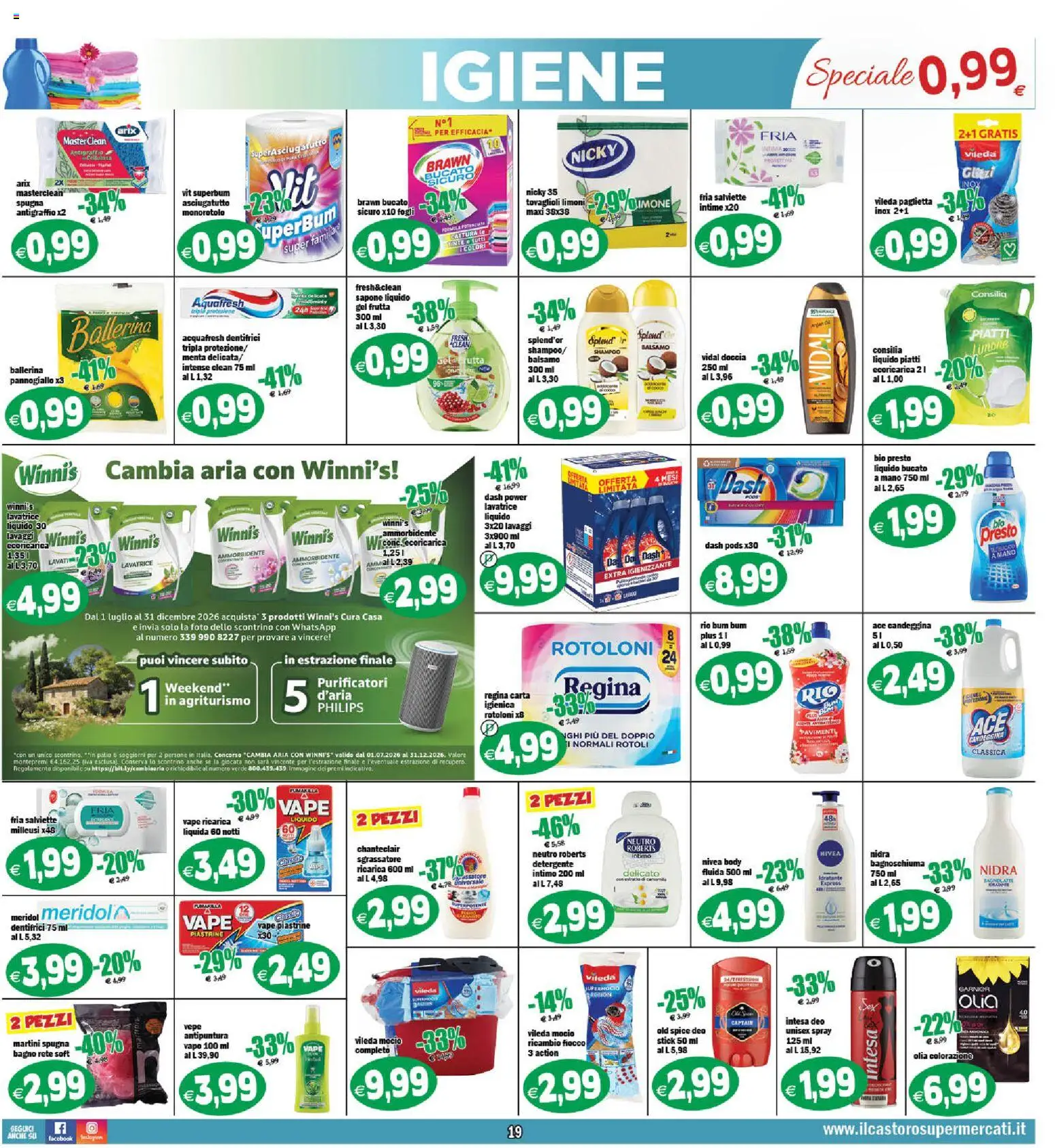 Volantino Il Castoro del 31/07/2026 | Pagina: 19