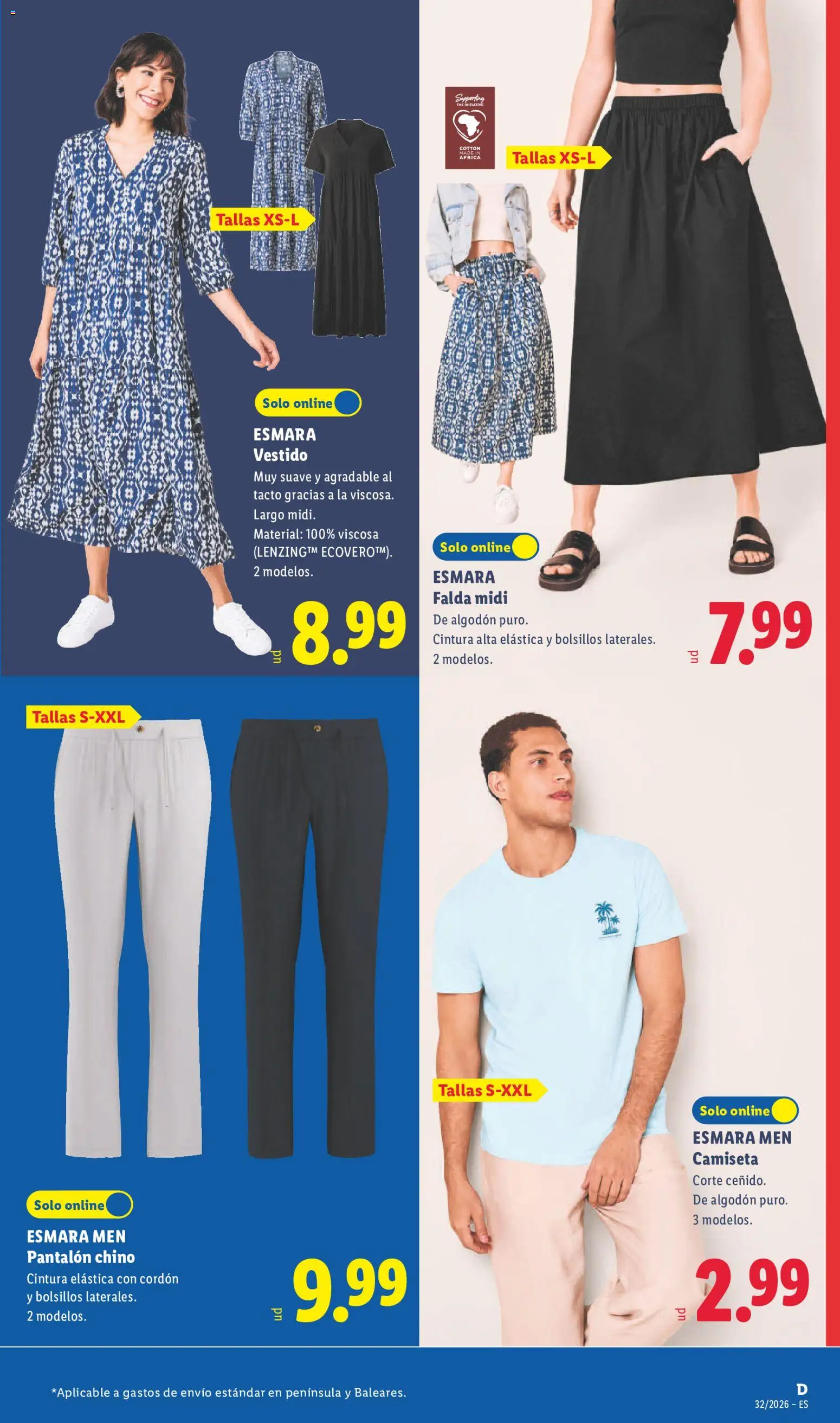 Lidl folleto de bazar │ válido desde el 03/08/2026 | Página: 3 | Productos: Falda midi