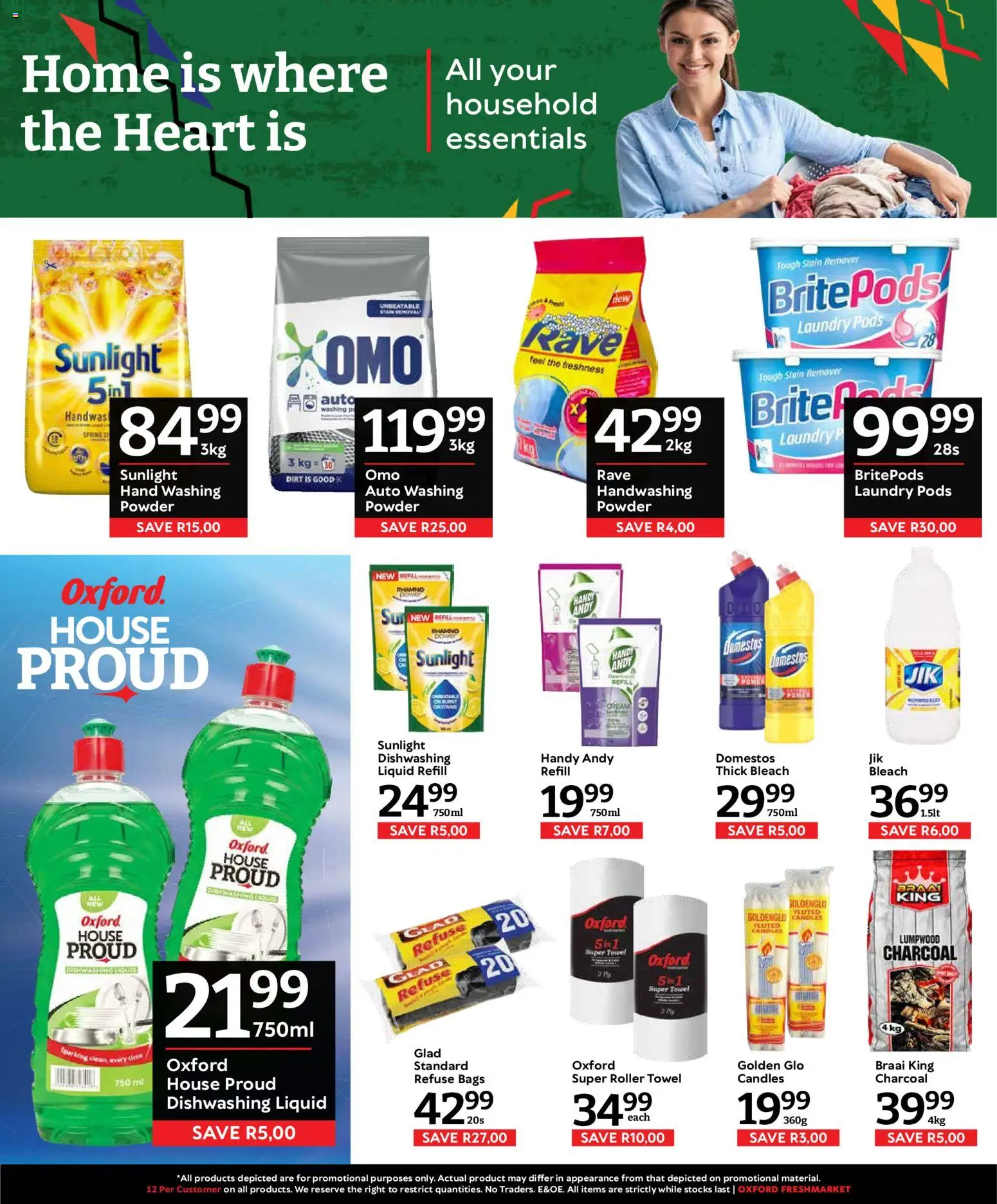 New Oxford Freshmarket catalogue – valid from 16/09/2026 | Page: 15 | Products: Towel, Stain remover, Roller towel, Dishwashing liquid