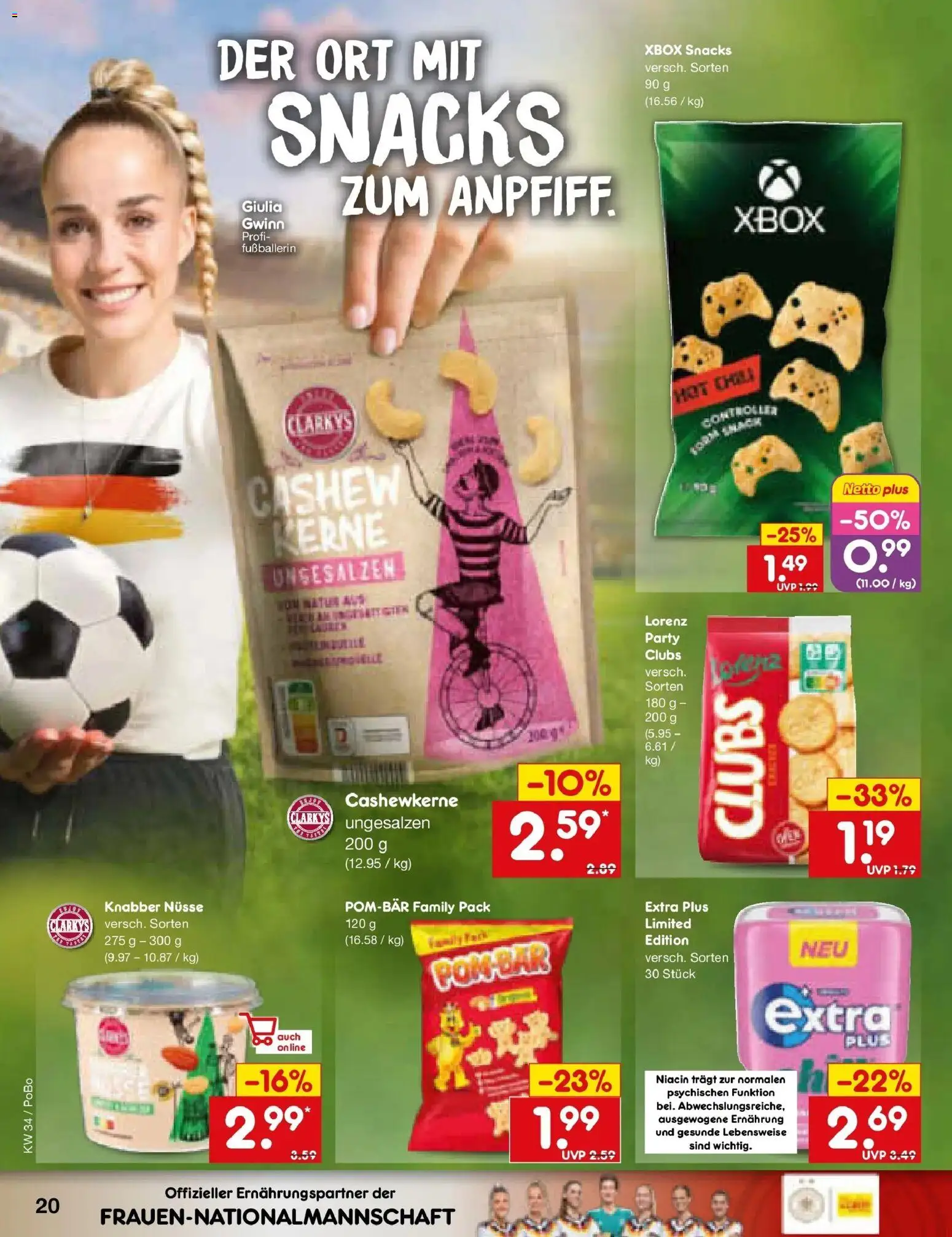 Netto Marken-Discount Prospekt Regensburg – gültig ab 17.08.2026 | Seite: 26 | Produkte: Xbox, Cashew, Chili, Nüsse