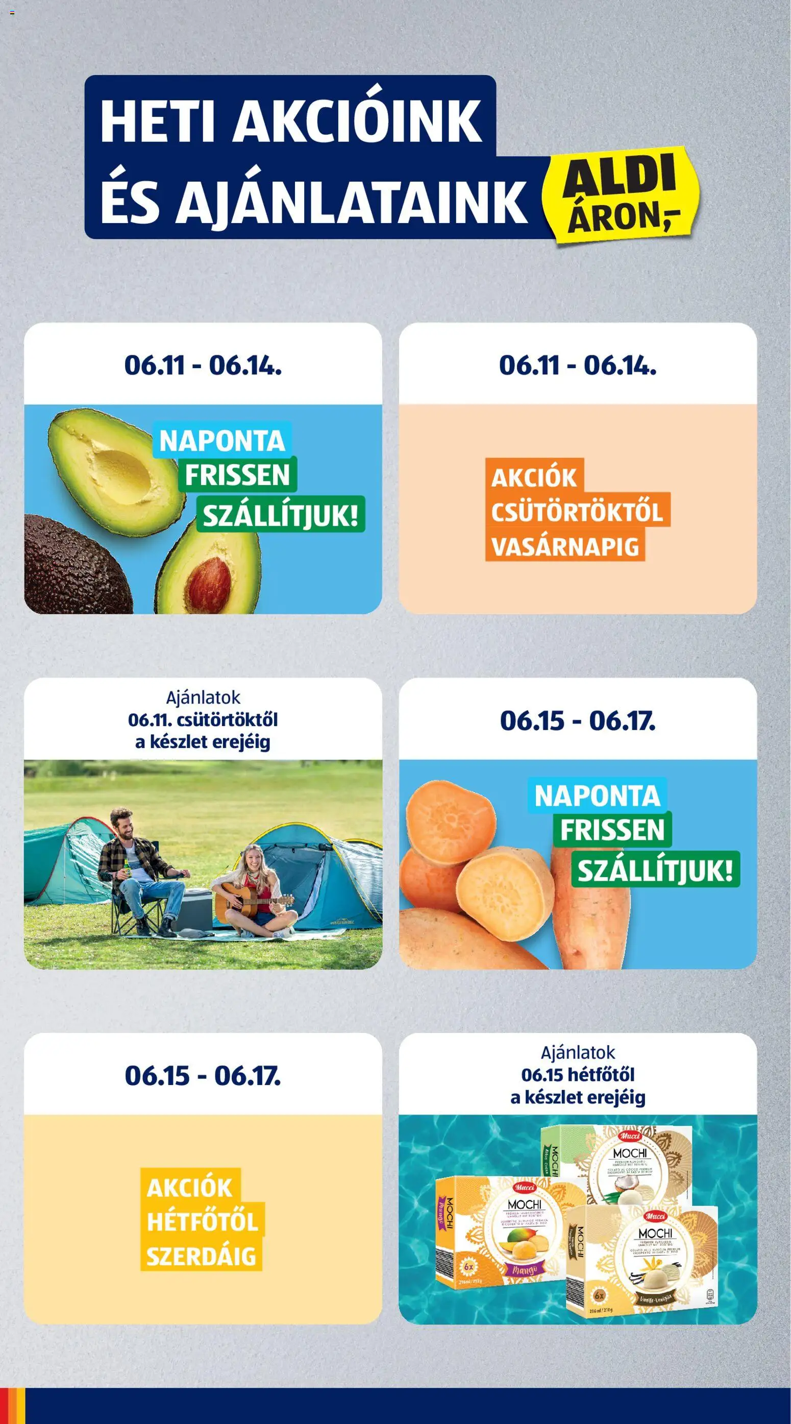 Aldi akciós ujság - amely érvényes a következő dátumtól: 11.06.2026 | Oldal: 6 | Termékek: Mangó