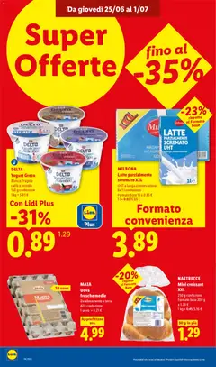 Anteprima del volantino DELTA Yogurt Greco Bianco, fragola caffè o mirtillo, Yogurt Greco Bianco, fragola caffè o mirtillo 150 g confezione valido a partire dal 25/06/2026 | Pagina: 16 | Prodotti: Yogurt greco, Yogurt, Caffè, Terra