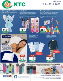 KTC Katalog igračke i tekstil - Pregled kataloga iz trgovine KTC, vrijedi od 12.08.2026