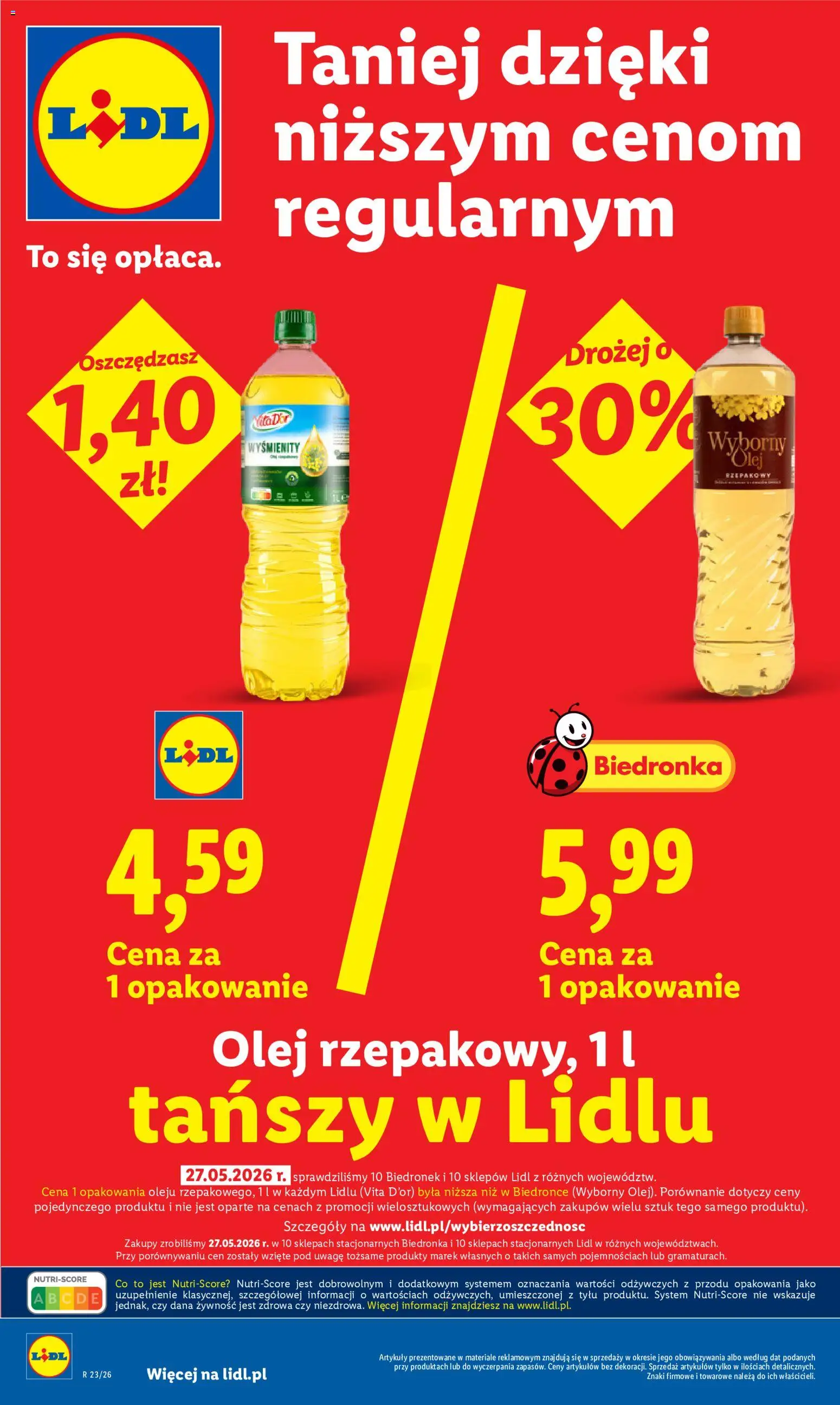 Lidl gazetka od 05.06.2026 | Strona: 20 | Produkty: Olej rzepakowy, Olej