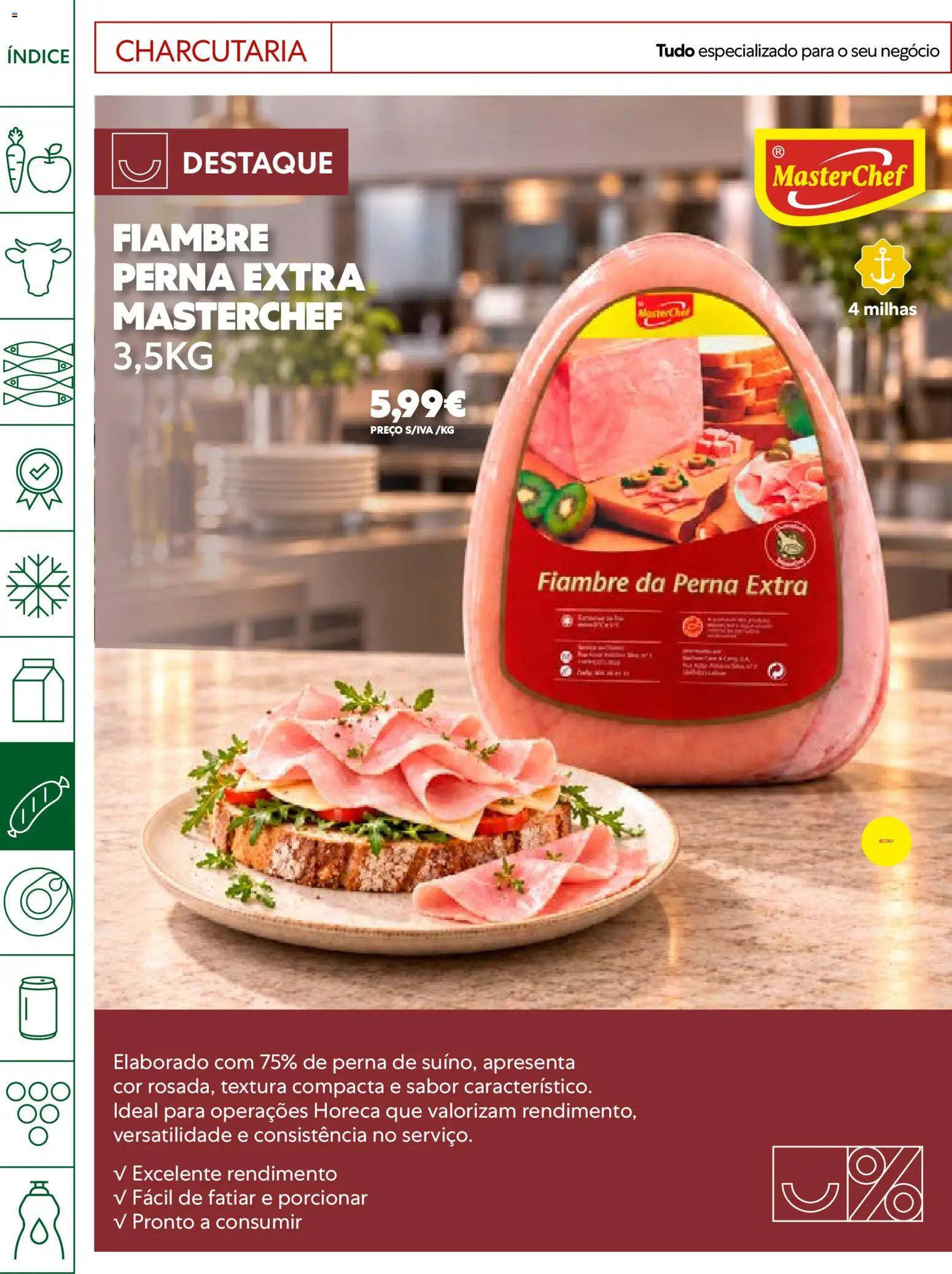 Recheio Horeca │ válido de 22/09/2026 | Página: 14 | Produtos: Fiambre