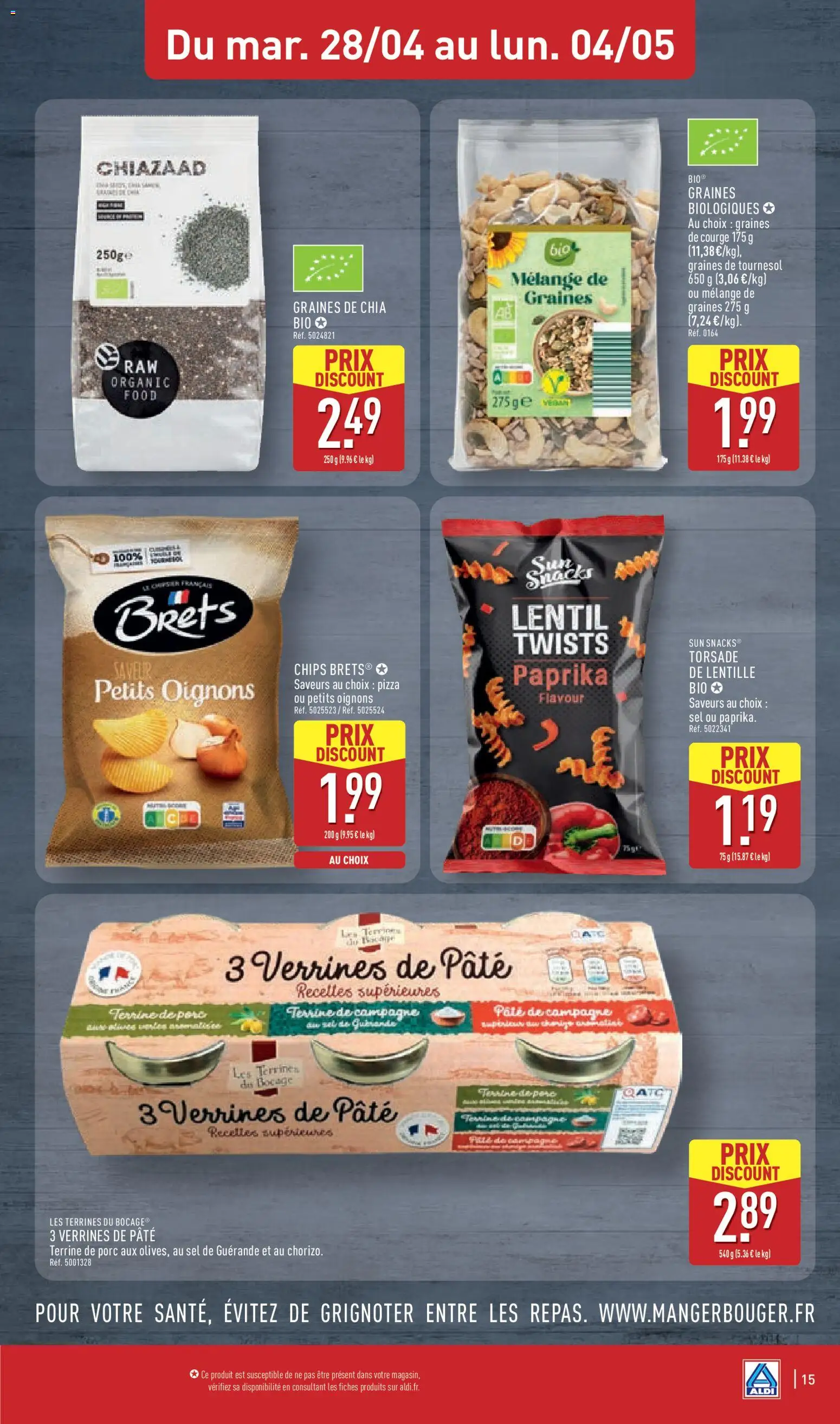 {H1} | Page: 19 | Produits: Whisky, Badoit, Pêche, Vin