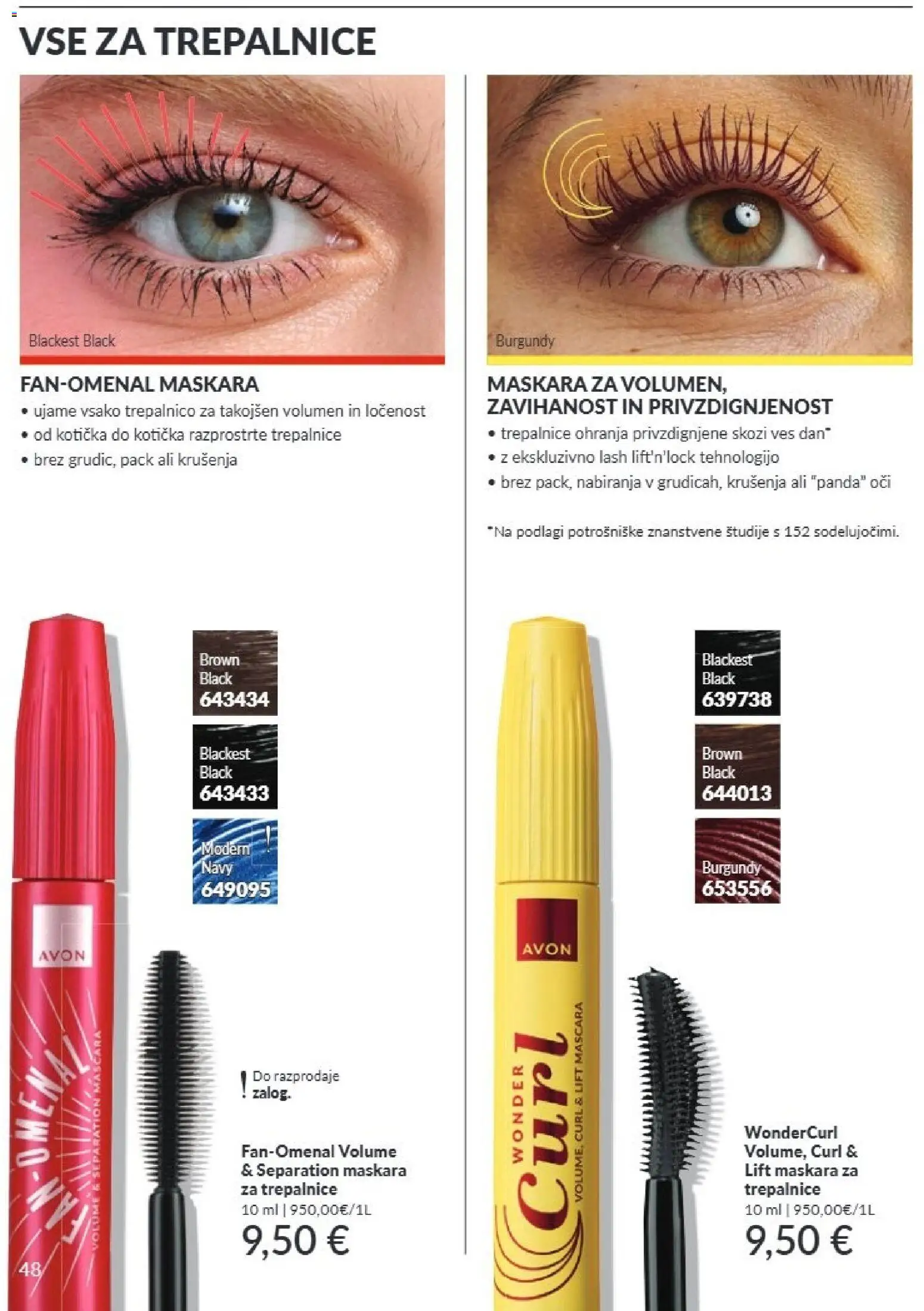 Novi Avon katalog ponudbe – veljaven od 01.09.2026 | Stran: 48 | Izdelki: Maskara