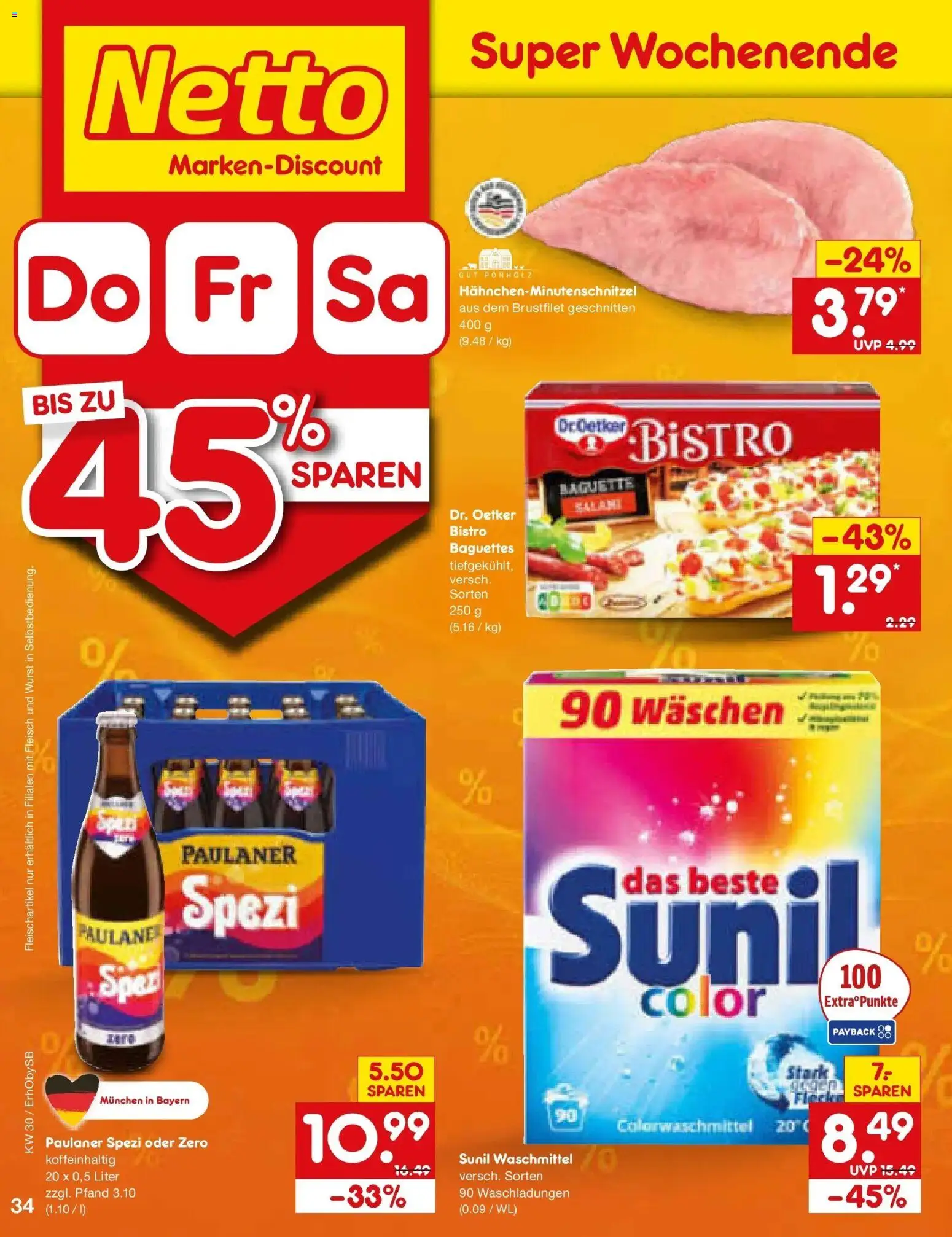 Netto Marken-Discount Prospekt Mauern – gültig ab 20.07.2026 | Seite: 58 | Produkte: Waschmittel, Wurst, Fleisch, Paulaner