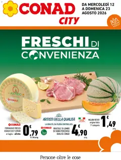 Anteprima del volantino Conad volantino City Lazio valido a partire dal 12/08/2026