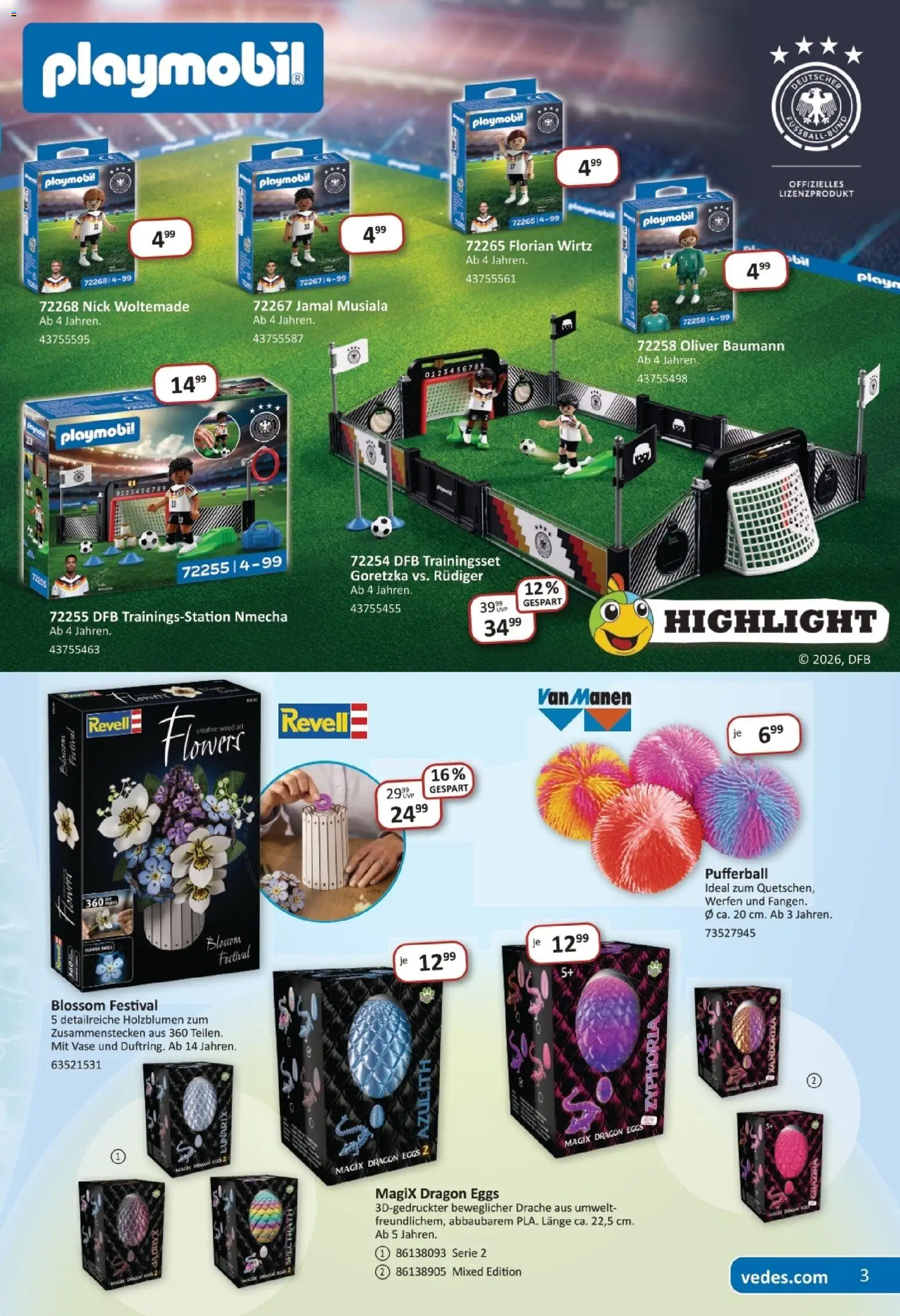 Vedes Prospekt 	 – gültig ab 12.05.2026 | Seite: 3 | Produkte: Vase