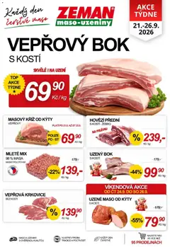 Náhled letáku Prodejny Zeman leták od 21.09.2026