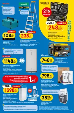 Pogląd oferty "Castorama gazetka" - ważna od 10.06.2026 | Strona: 13 | Produkty: Walizka, Drabina, Zestaw narzędzi