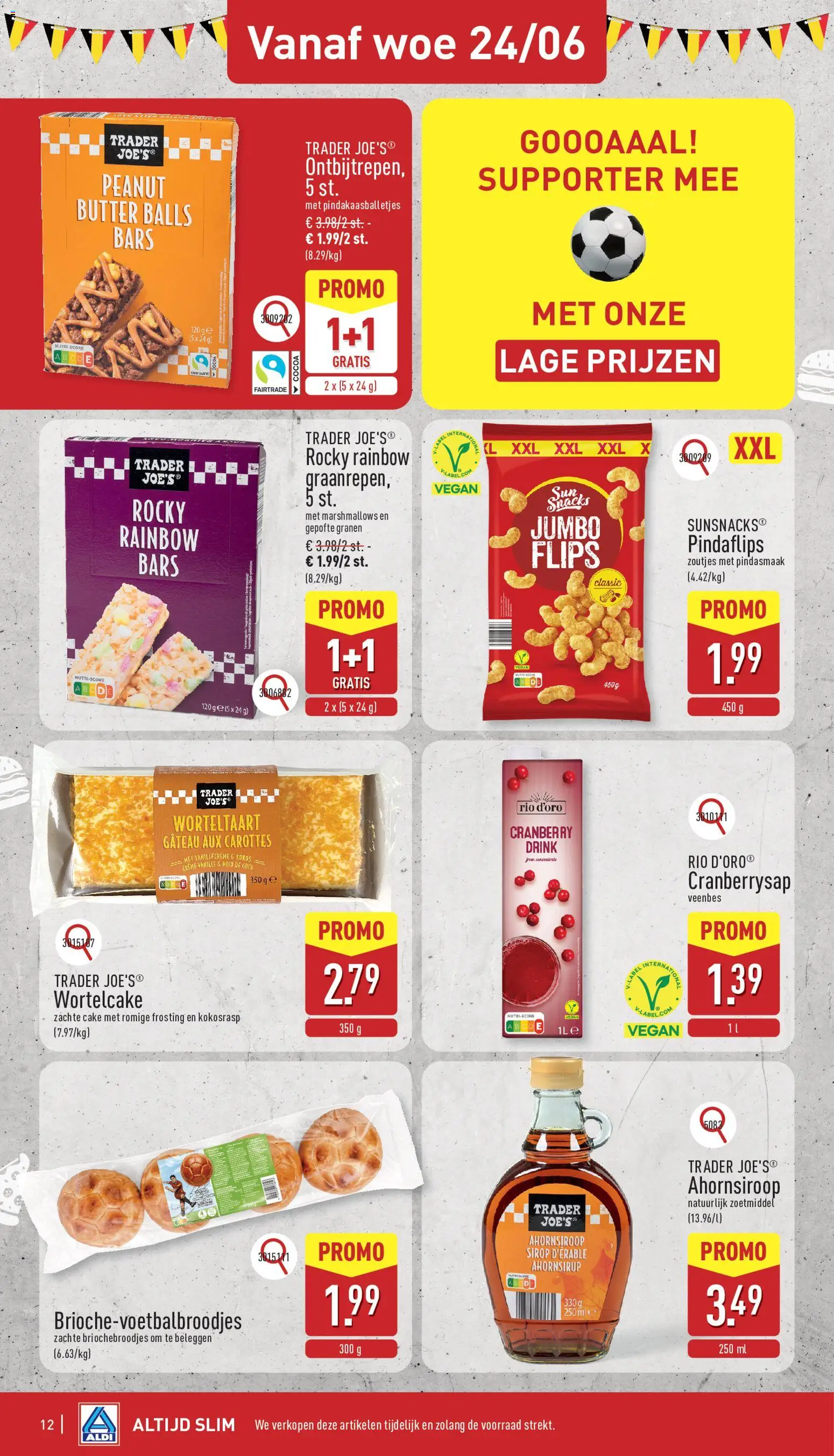 {H1} | Pagina: 12 | Producten: Granen, Worteltaart, Snacks, Crème