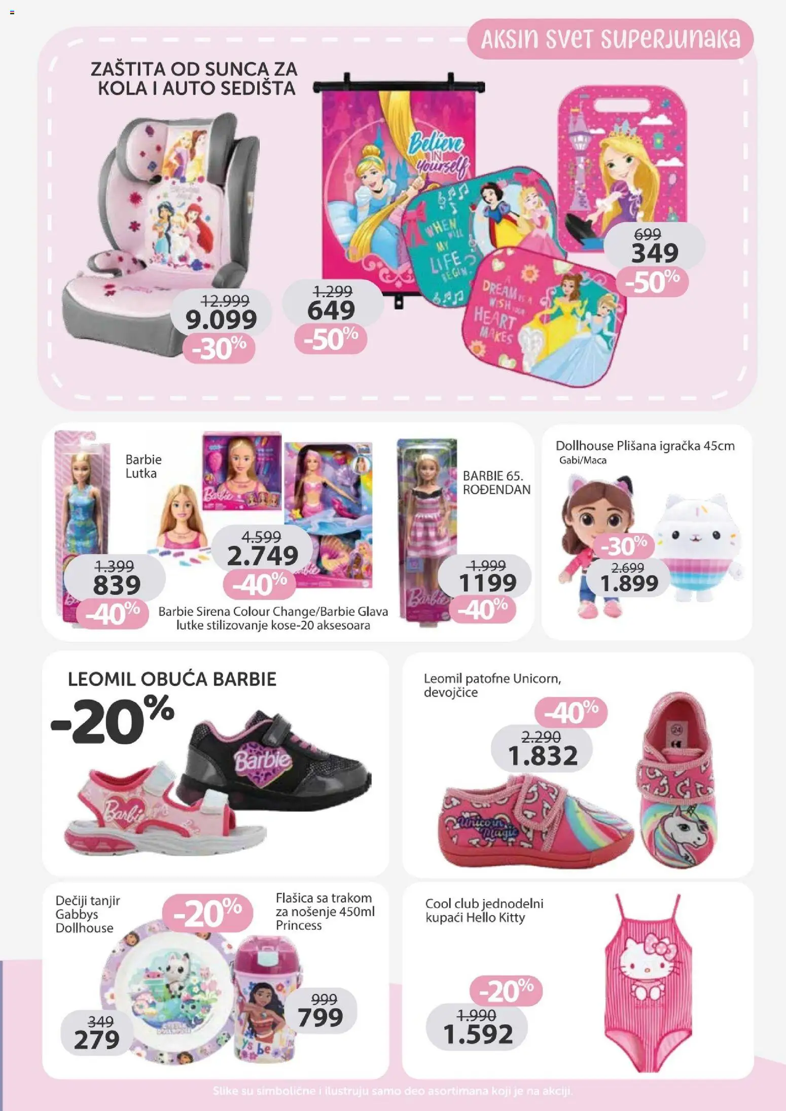 Aksa katalog - važi od 15.05.2026 | Strana: 11 | Proizvode: Tanjir, Barbie