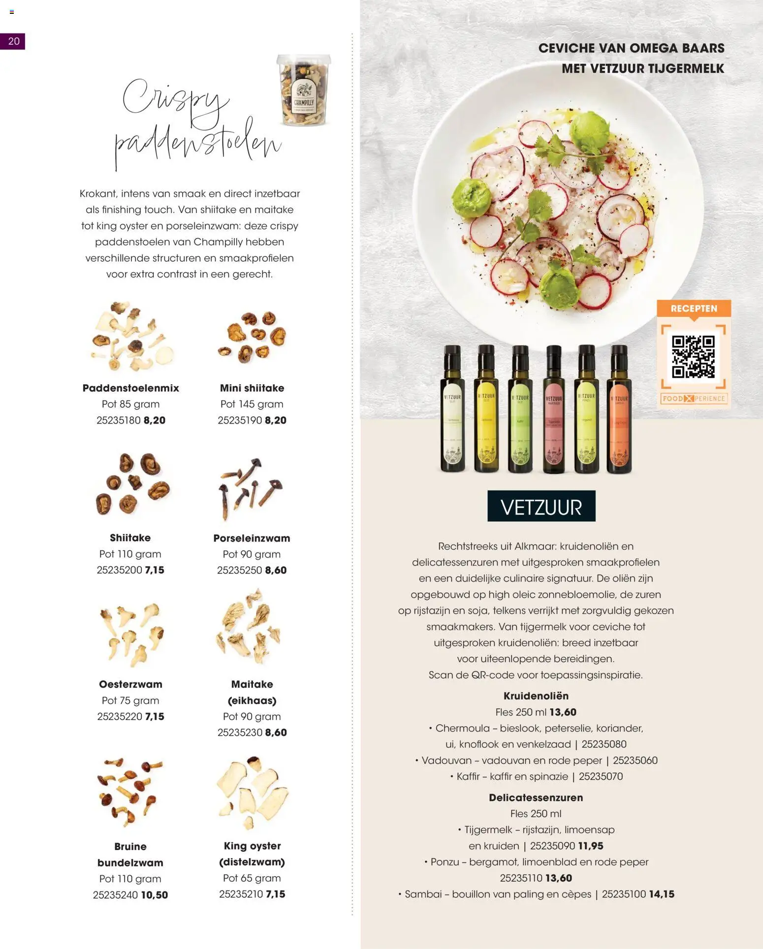 {H1} | Pagina: 20 | Producten: Omega, Kruiden, Bouillon, Rijstazijn