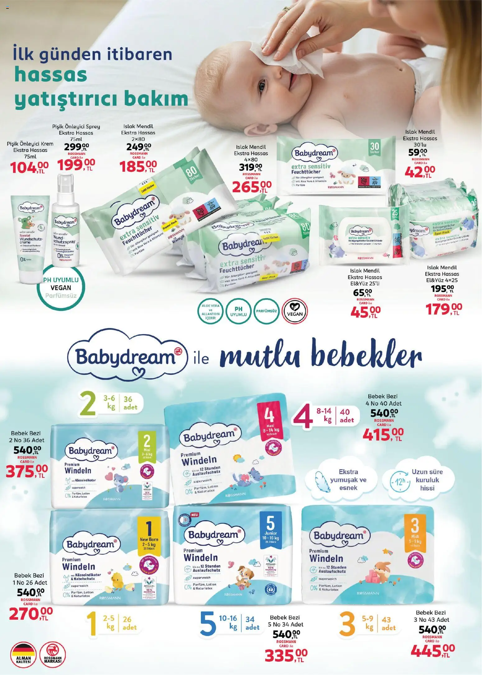 Rossmann - Mart Kişisel Bakım Kataloğu - 02.03.2026 tarihinden itibaren geçerlidir | Sayfa: 35 | Ürünler: Mendil, Krem, Parfüm