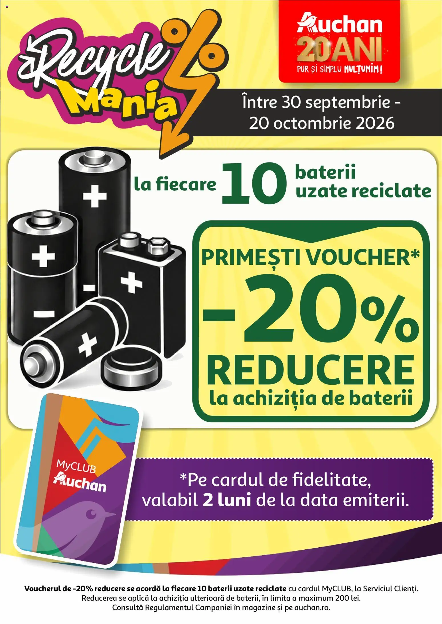 Noul catalog Auchan – valabil de la 12.10.2026 | Pagină: 31 | Produse: Aplică, Baterii