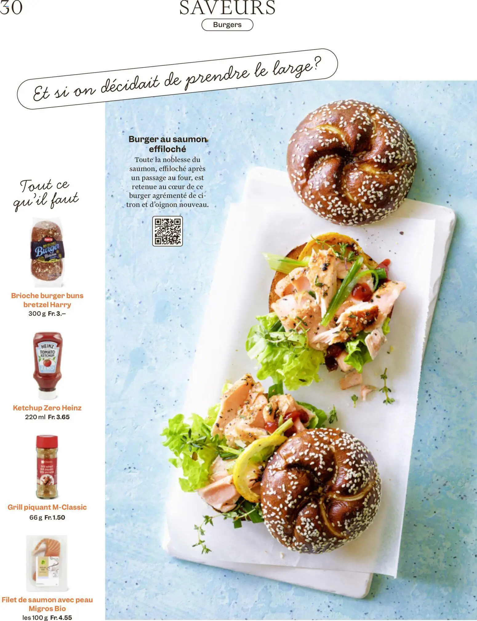 Migros aktionen Magazine FR – gültig ab 17.06.2026 | Seite: 30 | Produkte: Burger, Ketchup, Grill