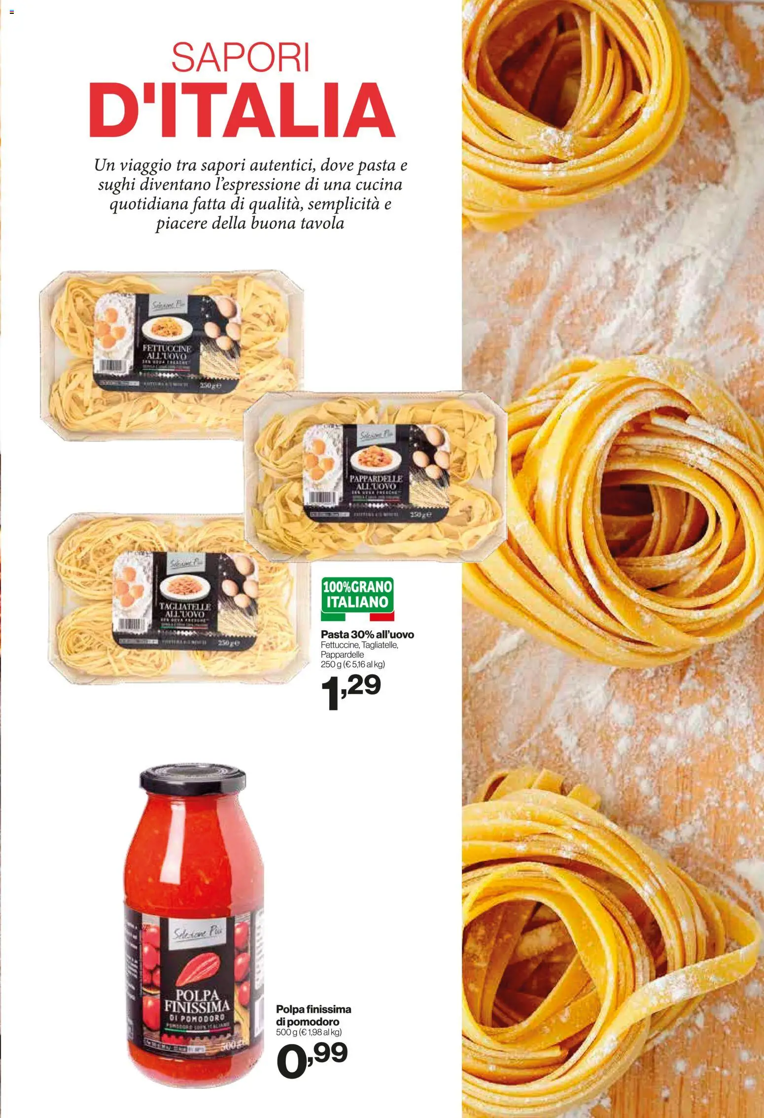 Volantino IN's del 20.05.2026 | Pagina: 5 | Prodotti: Tagliatelle, Pomodoro, Pasta, Fettuccine