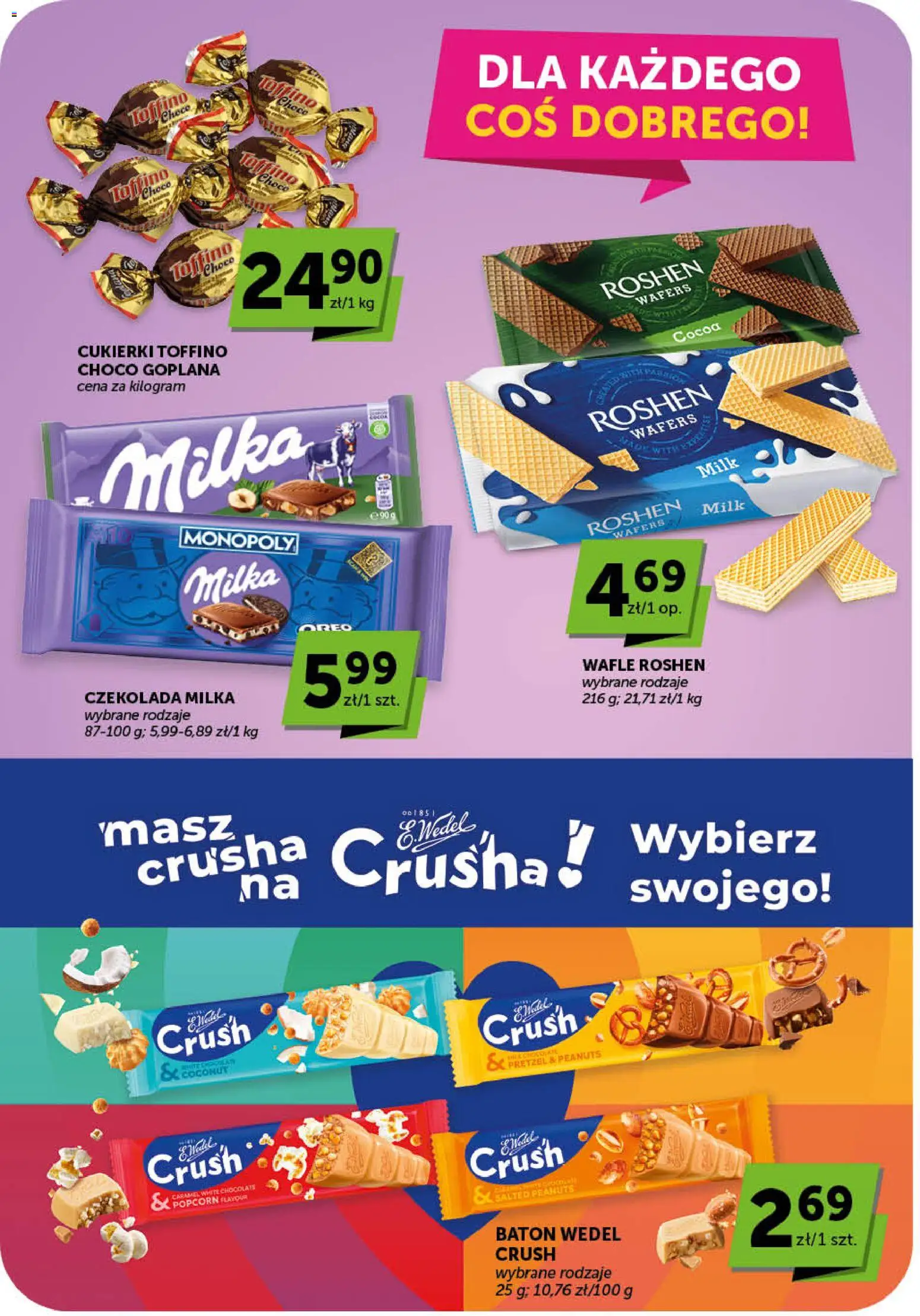 ABC gazetka - Minimarket od 07.05.2026 | Strona: 13 | Produkty: Wafle, Baton, Czekolada, Popcorn