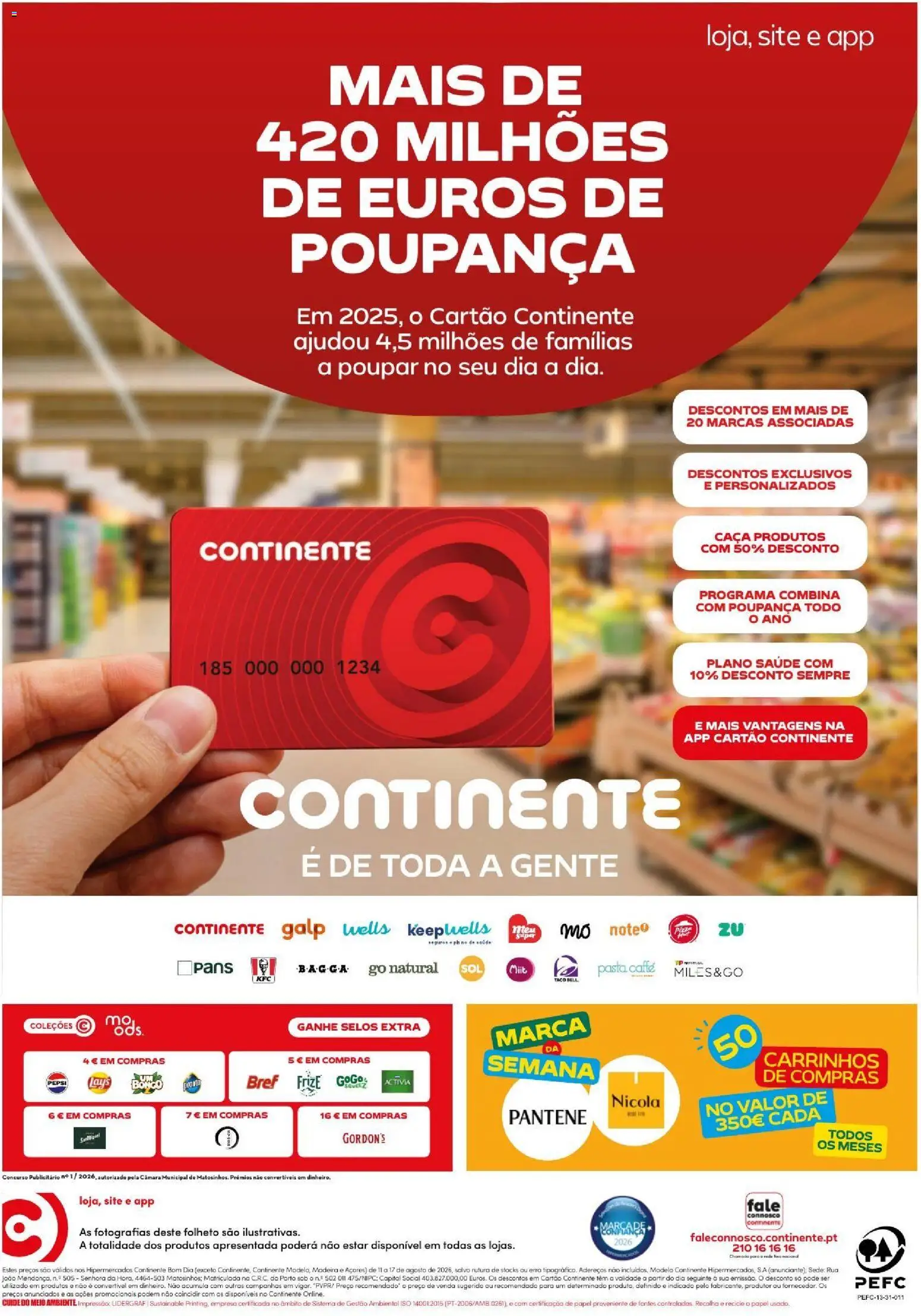 Continente Semanal Continente Bom Dia │ válido de 11/08/2026 | Página: 24 | Produtos: Pepsi