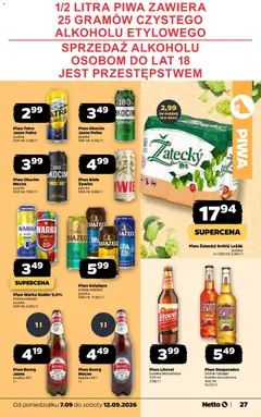 Pogląd oferty "Netto gazetka od poniedziałku" - ważna od 07.09.2026 | Strona: 27