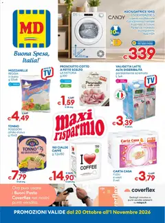 Anteprima del volantino MD Discount volantino valido a partire dal 20/10/2026